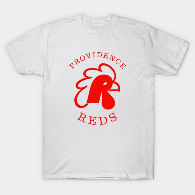 Defunct Providence Reds Hockey AHL 1977 T-Shirt by LocalZonly